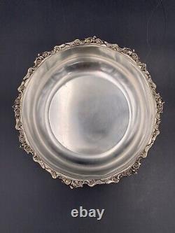Antique small solid silver plate cup Vintage silver cup 194 g