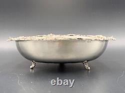 Antique small solid silver plate cup Vintage silver cup 194 g