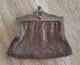 Antique Solid 925 Silver Purse Art Nouveau Floral Decoration