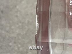 Antique solid silver and crystal vanity toilet set suitcase