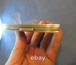 Antique solid silver box with vermeil interior 102 gr silversmith JG