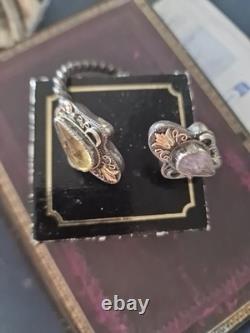 Antique solid silver bracelet