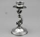 Antique Solid Silver Candlestick With Spanish Hallmark, Weight 89.3 G