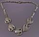 Antique Solid Silver Fish Necklace, Antique Silver Minerva Necklace Jewelry