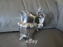 Antique solid silver milk pot 157 gr hallmark 3 crowns Sweden