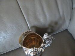 Antique solid silver milk pot 157 gr hallmark 3 crowns Sweden