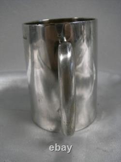 Antique solid silver mug, cup, goblet, English hallmarks, weight 117 g