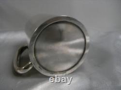 Antique solid silver mug, cup, goblet, English hallmarks, weight 117 g