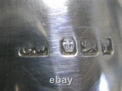 Antique solid silver mug, cup, goblet, English hallmarks, weight 117 g