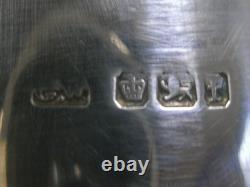 Antique solid silver mug, cup, goblet, English hallmarks, weight 117 g