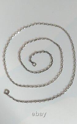 Antique solid silver necklace