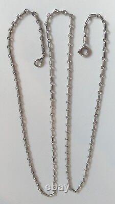 Antique solid silver necklace