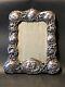 Antique Solid Silver Photo Frame With Velvet Victorian Napoleon Iii Decor