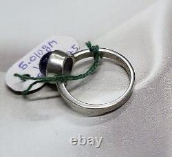 Antique solid silver ring for men in solid sterling silver 9.75 US