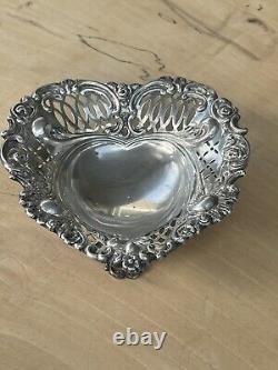 Antique solid silver ring sizer and tray