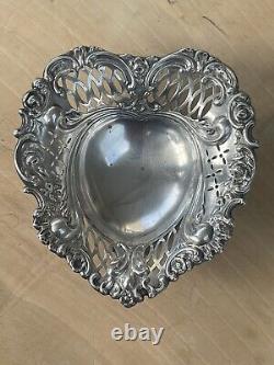 Antique solid silver ring sizer and tray