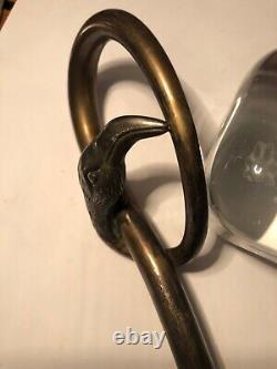 Apple Old Bird Silver Ombel 800 Letter Apmassif 1900 Art Nouveau Canne