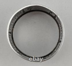 Art Deco Antique Solid Silver Napkin Ring, Minerva hallmark