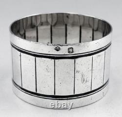 Art Deco Antique Sterling Silver Napkin Ring Minerve