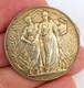 Art Nouveau Dubois Medal, Solid Silver Gilt Antique French Medal