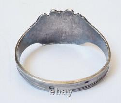 Art Nouveau Solid Silver Rigid Bracelet Circa 1900 Silver Antique Jewel