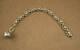 Beautiful Antique Bracelet Or Silver & Vermeil Watch Chain Xixth Century