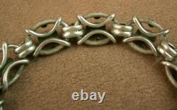 BEAUTIFUL ANTIQUE BRACELET or SILVER & VERMEIL WATCH CHAIN XIXth century