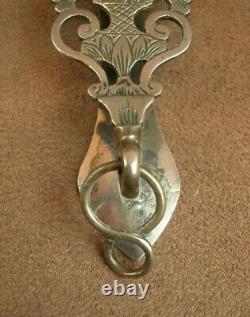 BEAUTIFUL ANTIQUE SOLID SILVER XIXth CENTURY CHATELAINE HOOK