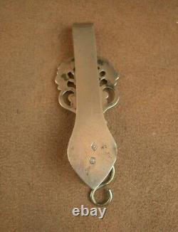 BEAUTIFUL ANTIQUE SOLID SILVER XIXth CENTURY CHATELAINE HOOK