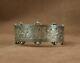 Bel Important Ancient Bracelet Rigid Cuff In Solid Silver 19th Century