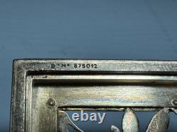 BOUCHERON-PARIS Vintage Powder Compact in Rose Gold, Silver, and Sapphires