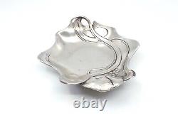 Baguier Empty Old Pocket In Solid Silver 800 Art Nouveau 1900