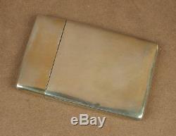 Beautiful Box Case Has Antique Card In Sterling Silver