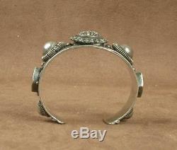 Beautiful Important Ancient Cuff Bracelet In Sterling Silver China Indochina