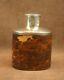 Beautiful Large Antique Silver Whisky Flask