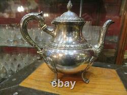 Beautiful Old Coffee Maker In Solid Silver 19th Poincon Minerve Style LXV
