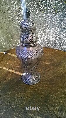 Beautiful Old Solid Silver Perfume Burner (minerva Punch)