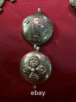 Beautiful Set of 25 Antique Solid Silver Jewelry Necklace Bracelet Ring 236 Grams