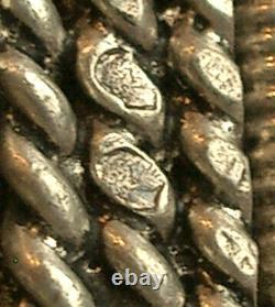 Bel Important Bracelet Ancien Berbere Silver Massif Poinconné