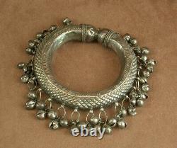 Bel Important Bracelet Ancien Berbere Silver Massif With Pampilles Brelocs