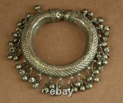 Bel Important Bracelet Ancien Berbere Silver Massif With Pampilles Brelocs