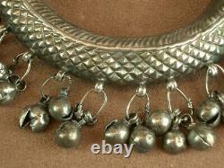 Bel Important Bracelet Ancien Berbere Silver Massif With Pampilles Brelocs