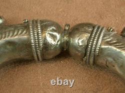 Bel Important Bracelet Ancien Berbere Silver Massif With Pampilles Brelocs