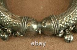 Bel Important Bracelet Ancien Berbere Silver Massif With Pampilles Brelocs