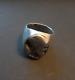 Big Old Man's Ring In Solid Silver, Profile Head, Xixth