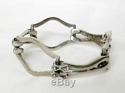 Bracelet Articule Old Sterling Silver Silver Minerve France Annees 70 35,70 Gr