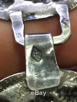 Button Old Cape Silver Silver Silber Punch 19th Bacchus