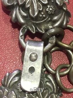 Button Old Cape Silver Silver Silber Punch 19th Paw Lion