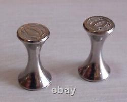 CARTIER Vintage Pair of Diabolo Solid Silver Cufflinks 20 g