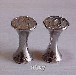 CARTIER Vintage Pair of Diabolo Solid Silver Cufflinks 20 g